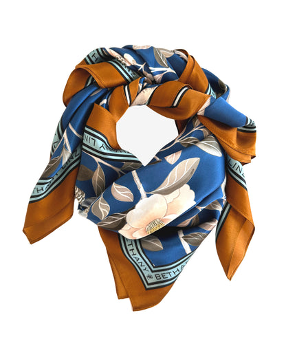 Camellia Silk Scarf