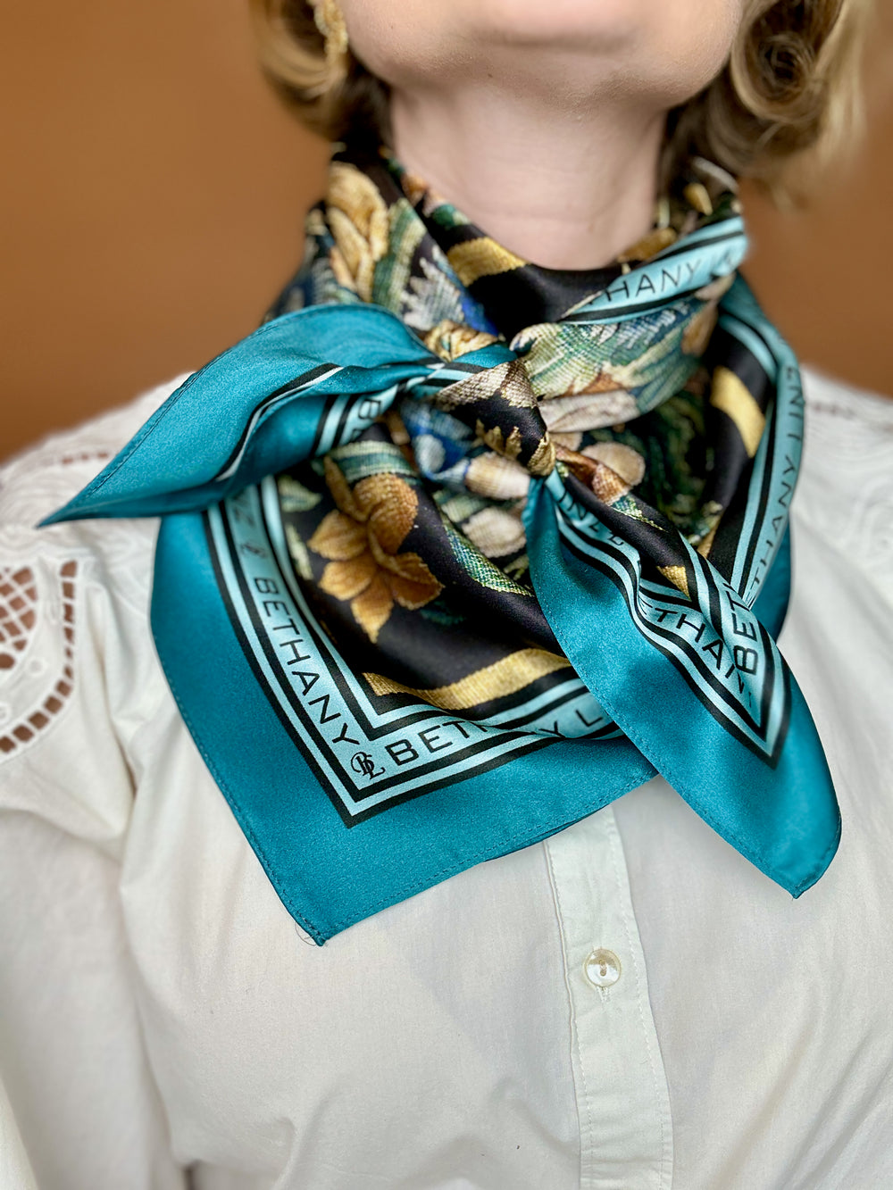 Floral Tapestry Scarf