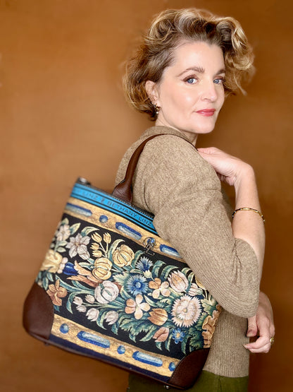 Floral Tapestry - Small Tote Bag