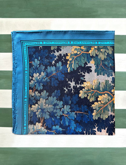 French Tapestry Scarf 50cm x 50cm- NEW