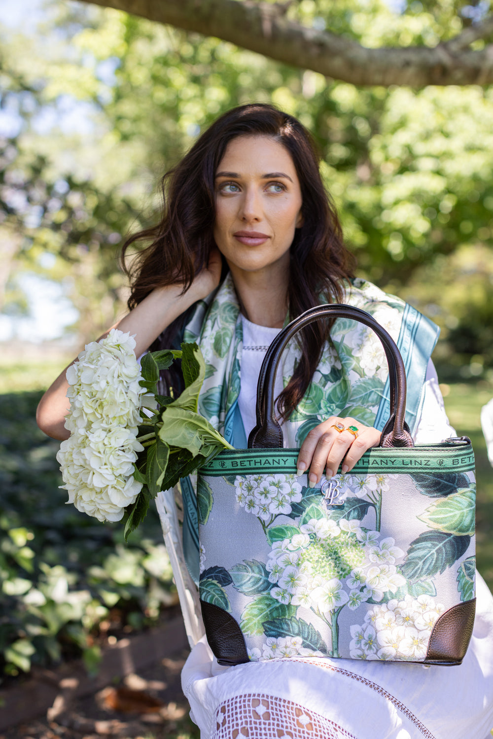 Summer Hydrangea - Small Tote Bag