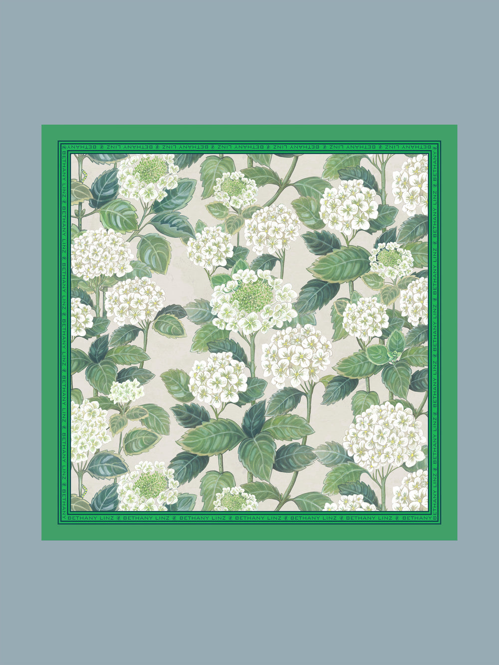 Summer Hydrangea Scarf Small