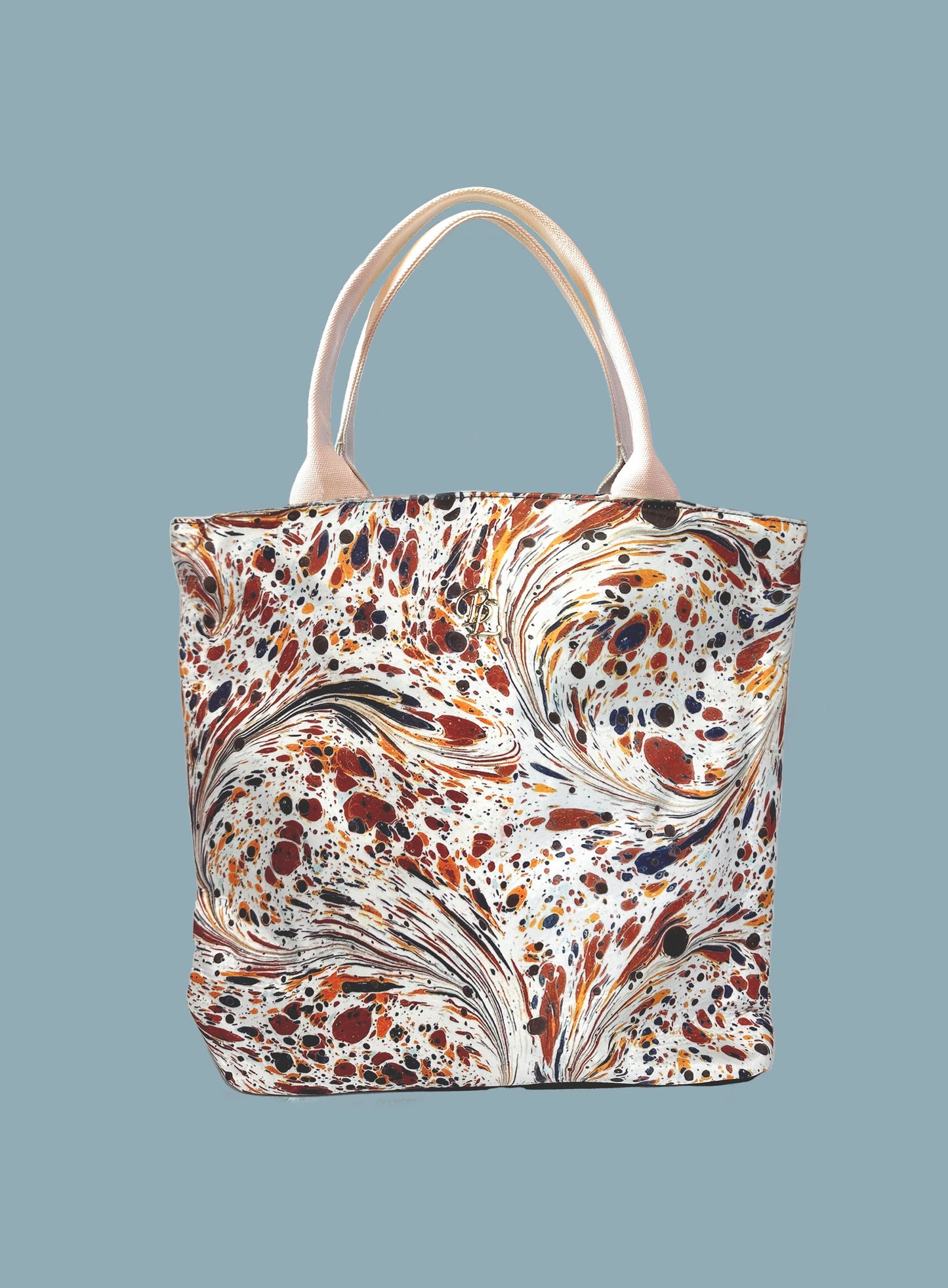 Marble Swirls Tote Bag