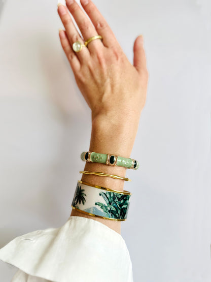 Gold Bamboo Bracelet