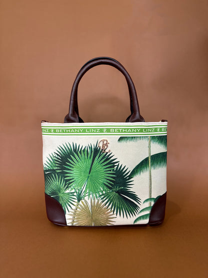 Palm Leaf- Small Tote Bag