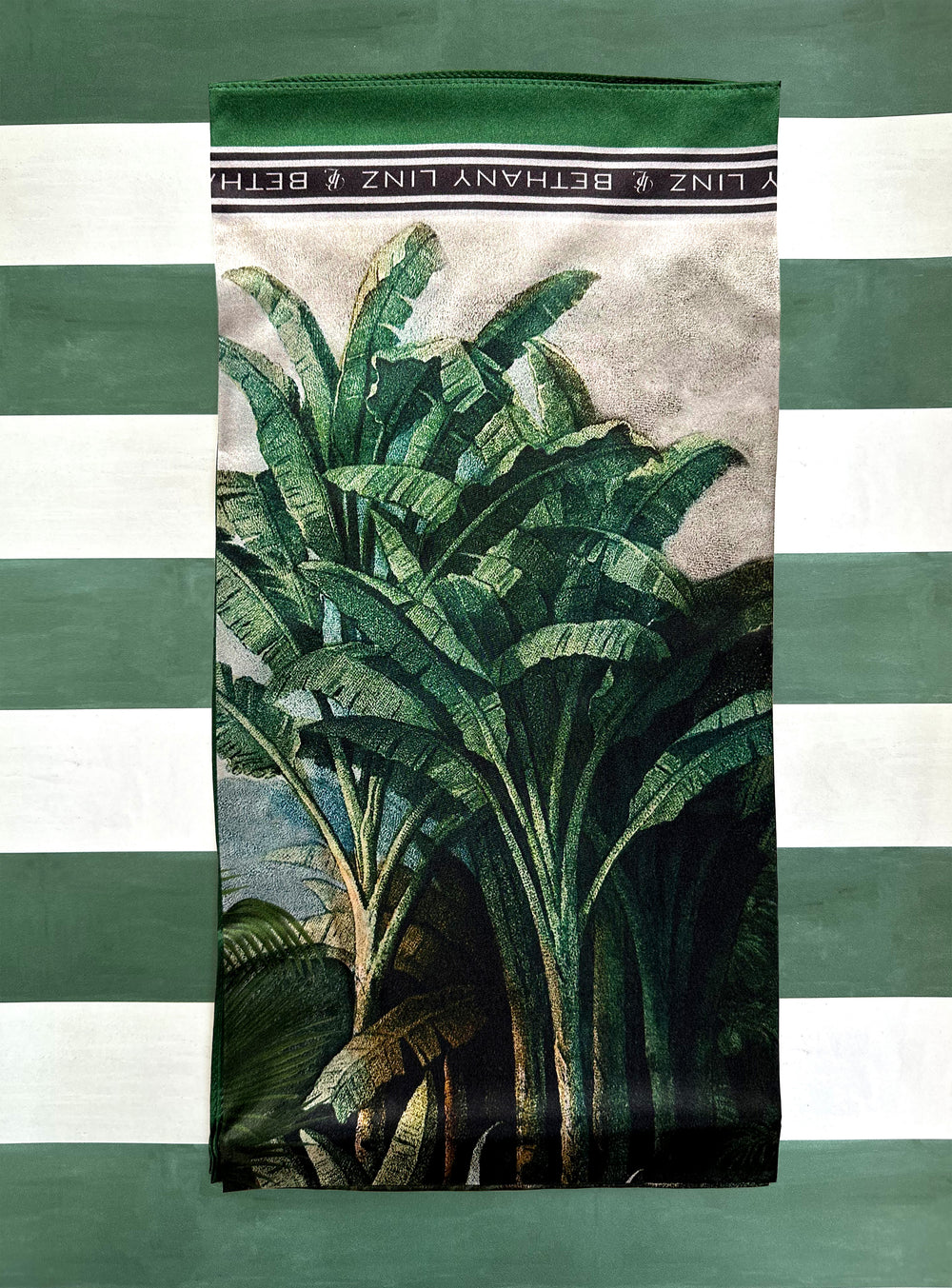 Palm Landscape Silk Scarf