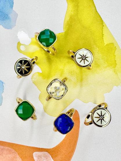 Semi Precious Stone Rings