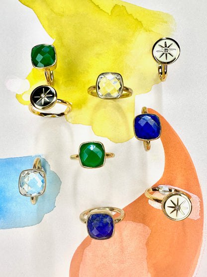 Semi Precious Stone Rings
