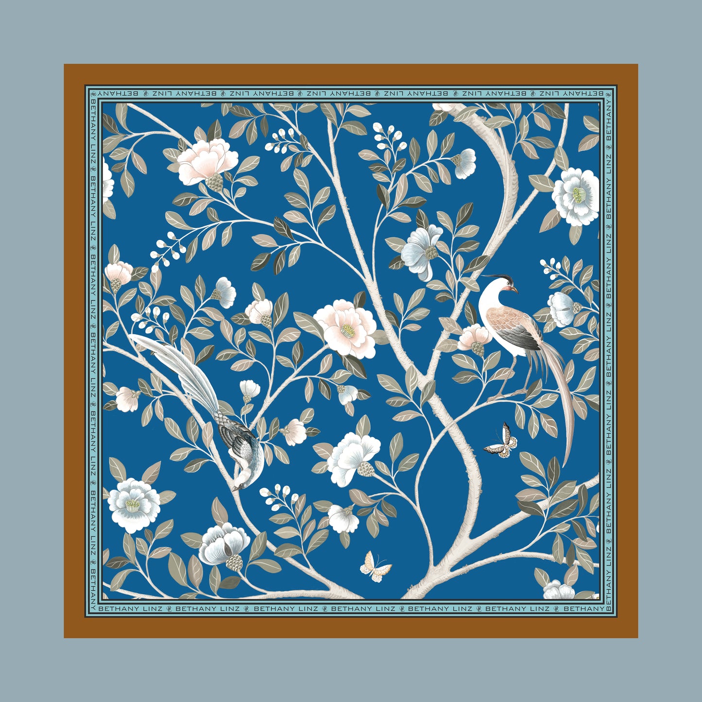Camellia Silk Scarf