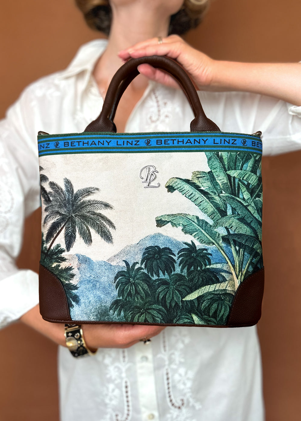 Palm Landscape- Small Tote