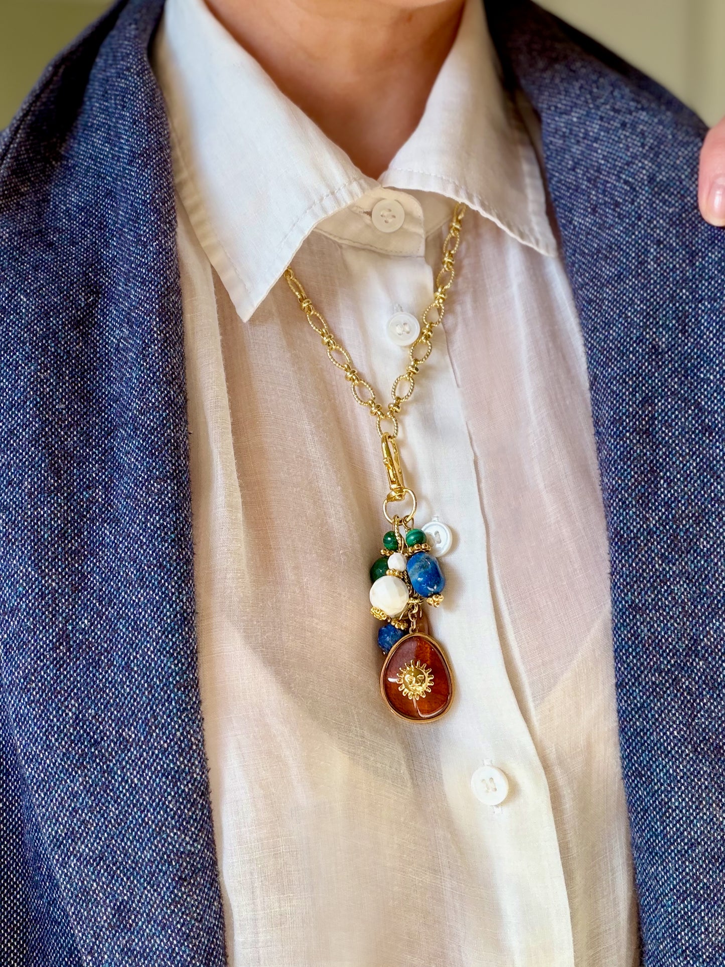 Sun Pendant Necklace