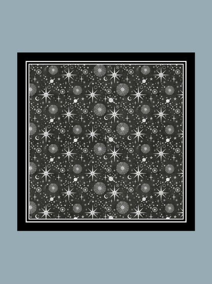 The Milky Way Silk Twill Scarf Small