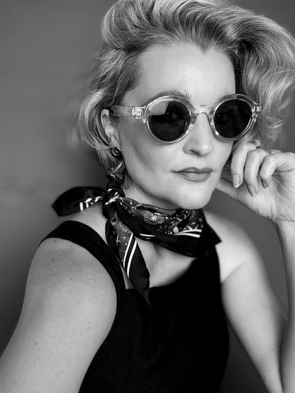 The Milky Way Silk Twill Scarf Small