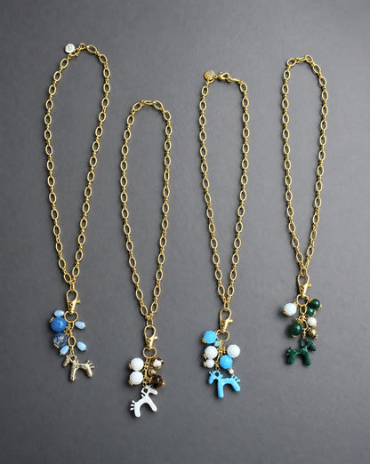 The Horse Cluster Necklace