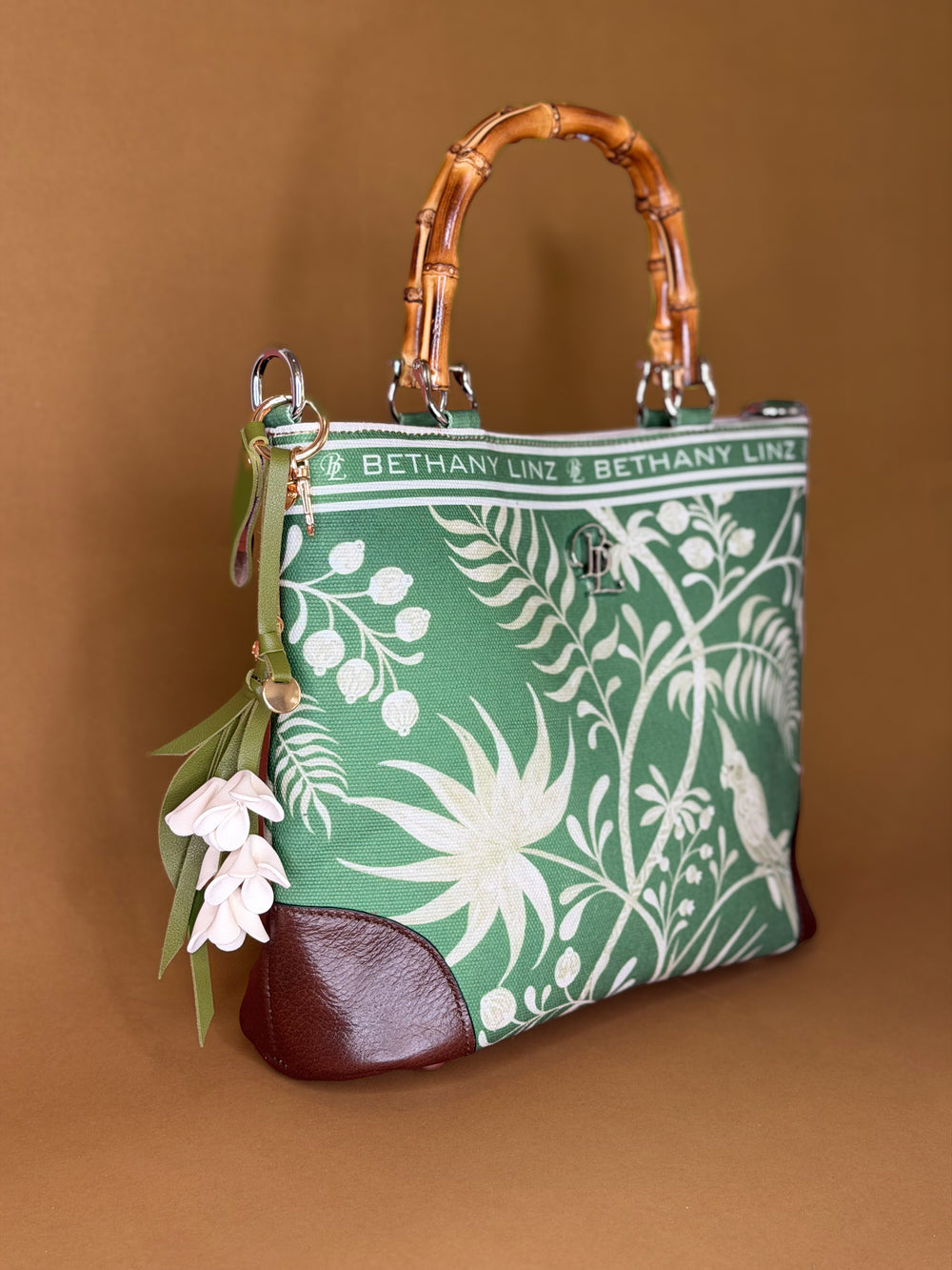 Orchid Flower Bag Accessory- White