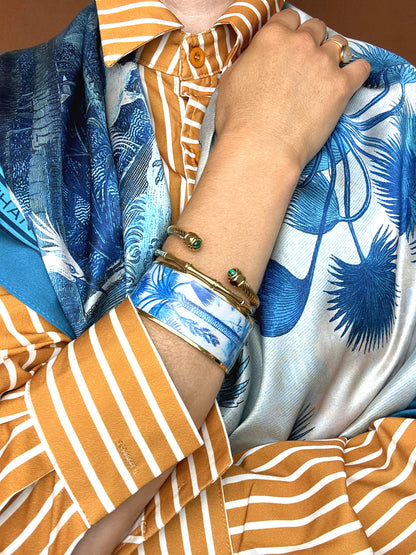 Gold Bamboo Bracelet