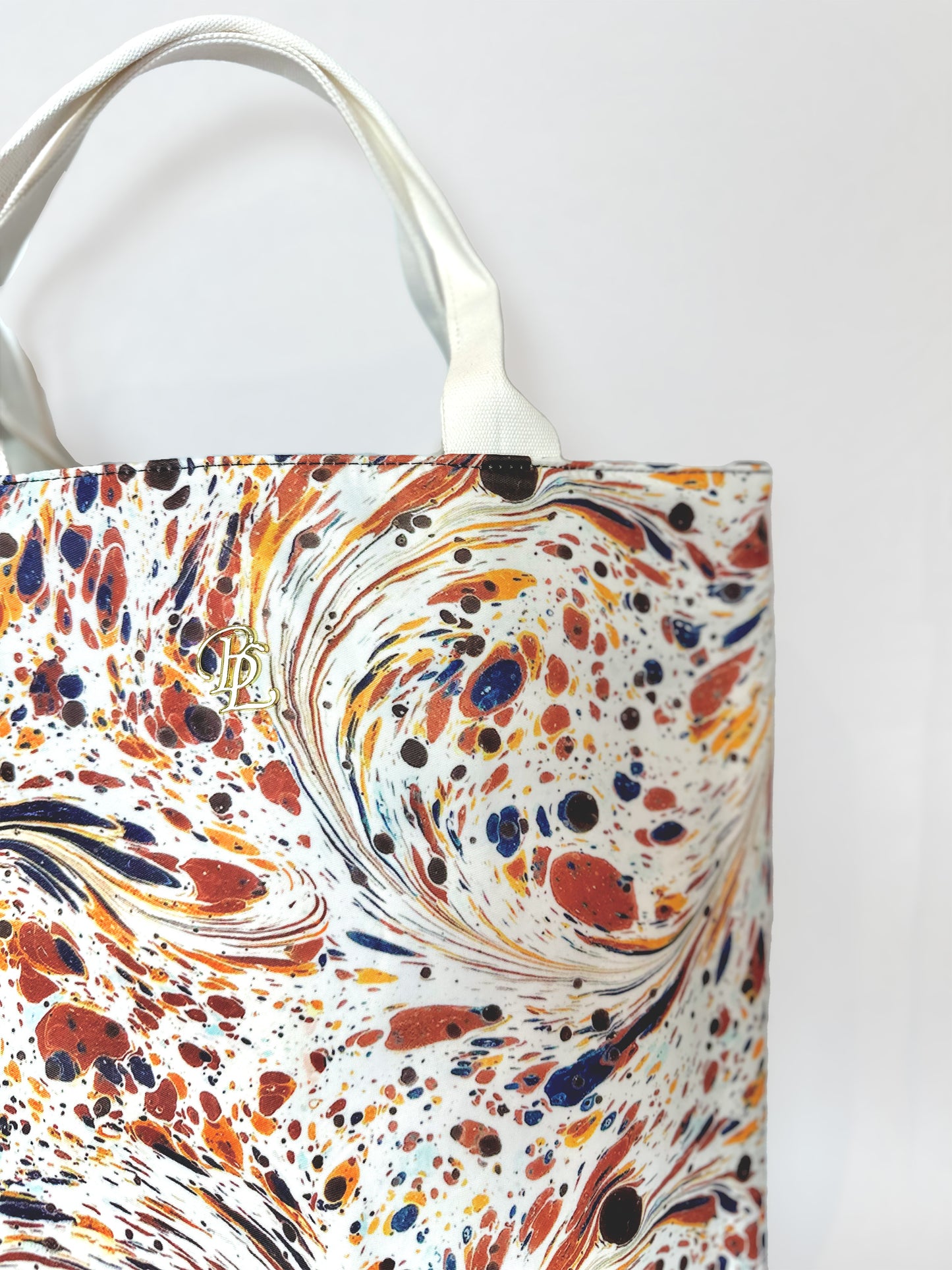 Marble Swirls Tote Bag