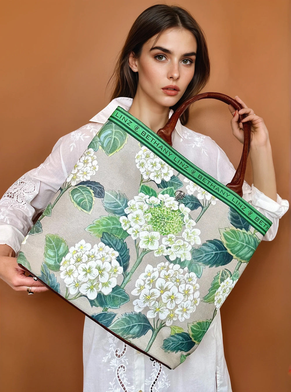 Summer Hydrangea - Large Tote Bag