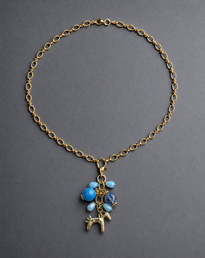 The  Horse Cluster Necklace
