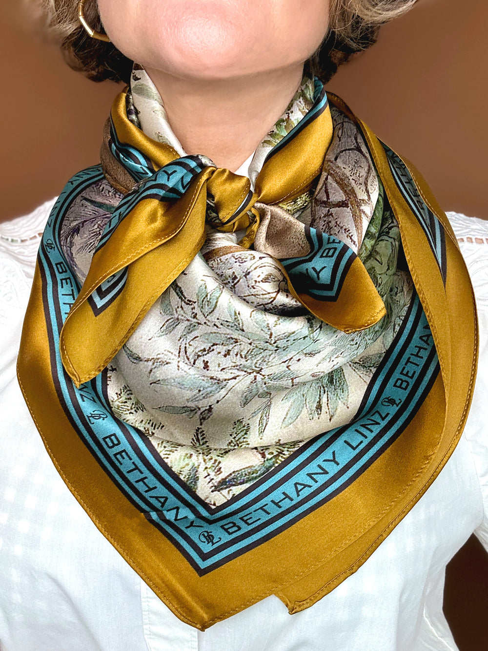 Botanical Garden Silk Scarf