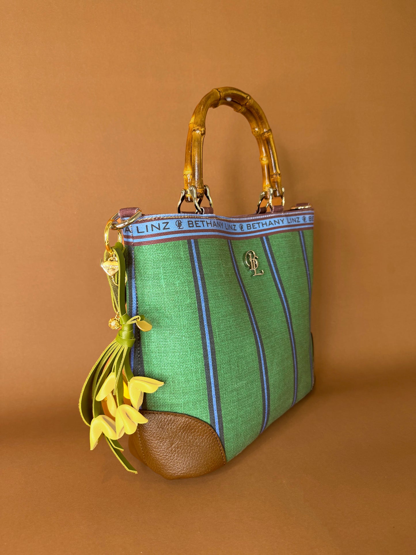 Orchid Flower Bag Accessory- Yellow