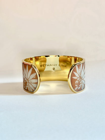 Flannel Flower Cuff