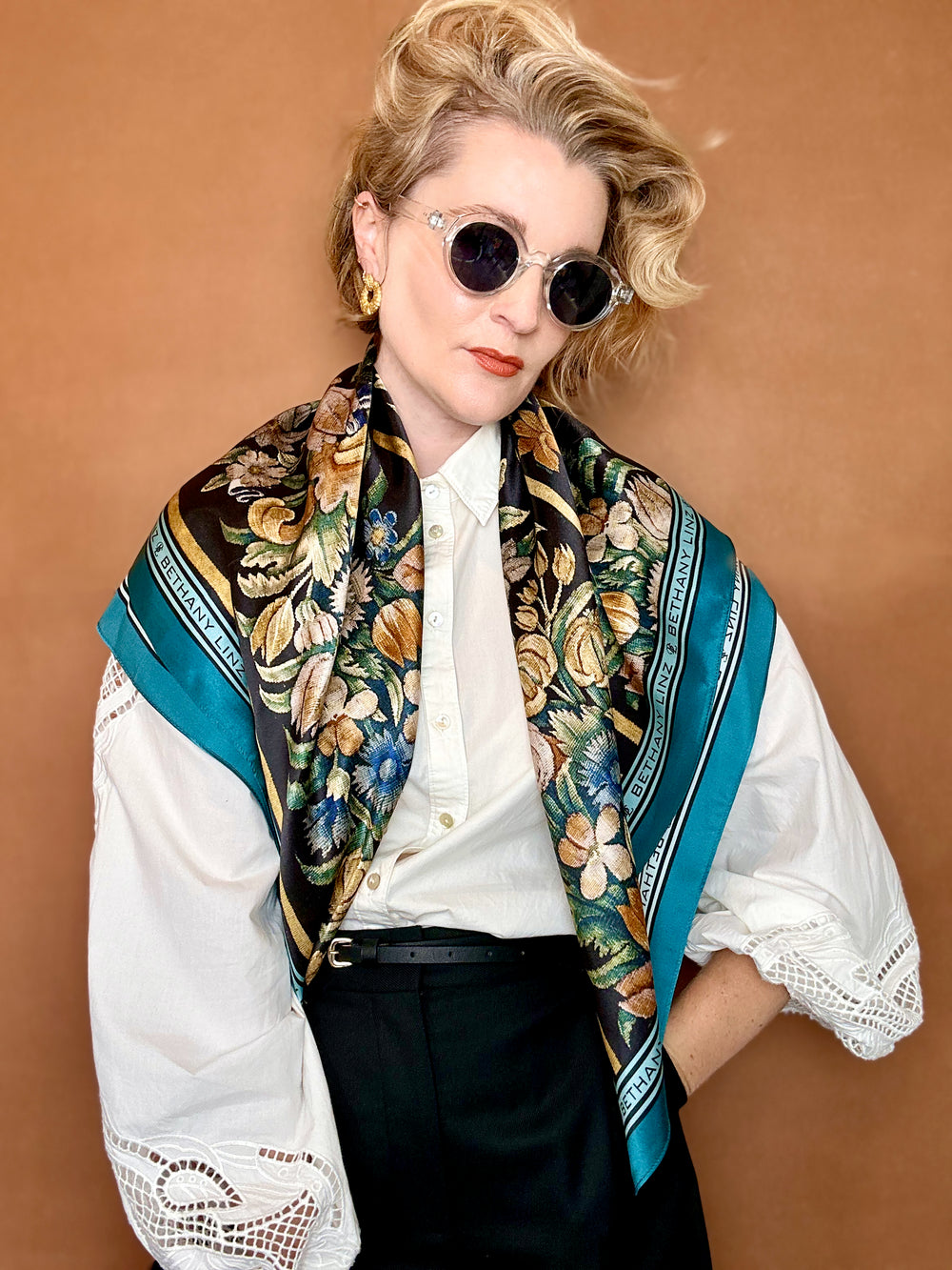 Floral Tapestry Scarf