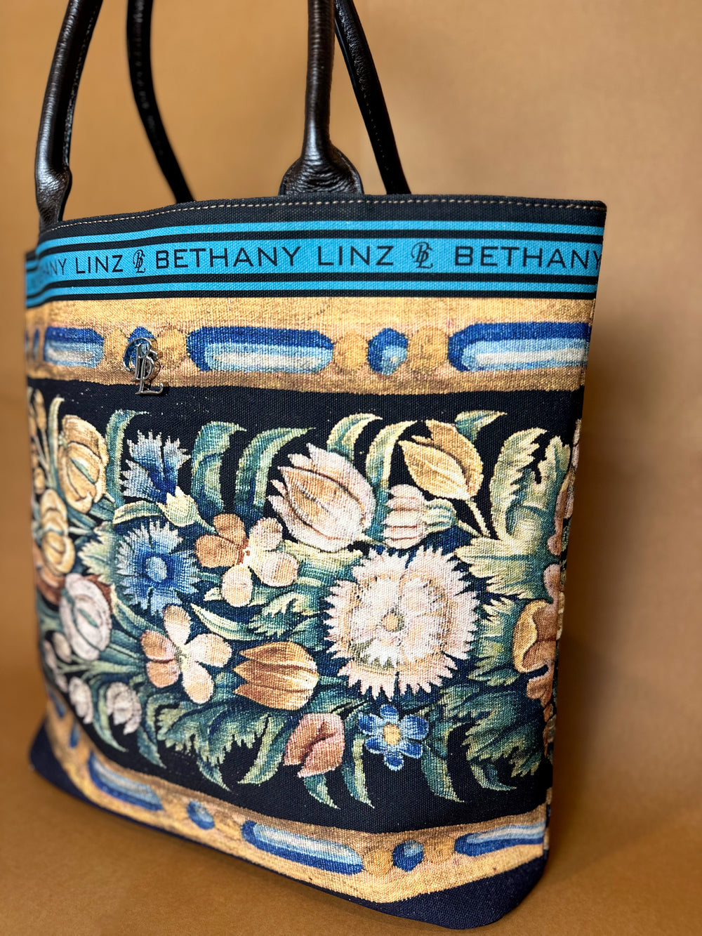 Floral Tapestry - Large Tote Bag