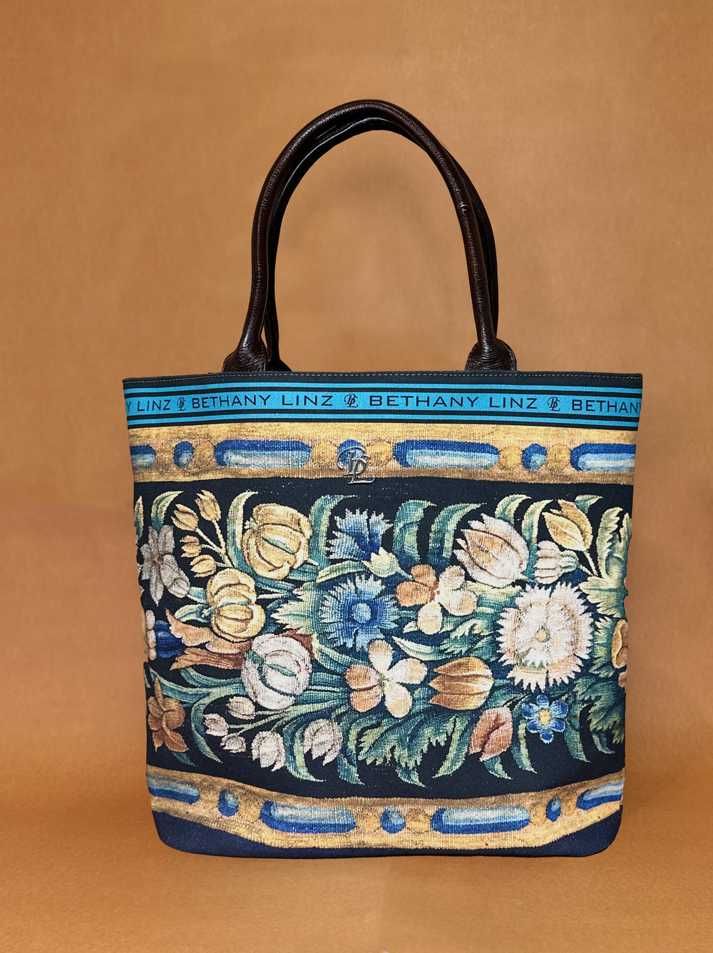 Floral Tapestry - Large Tote Bag
