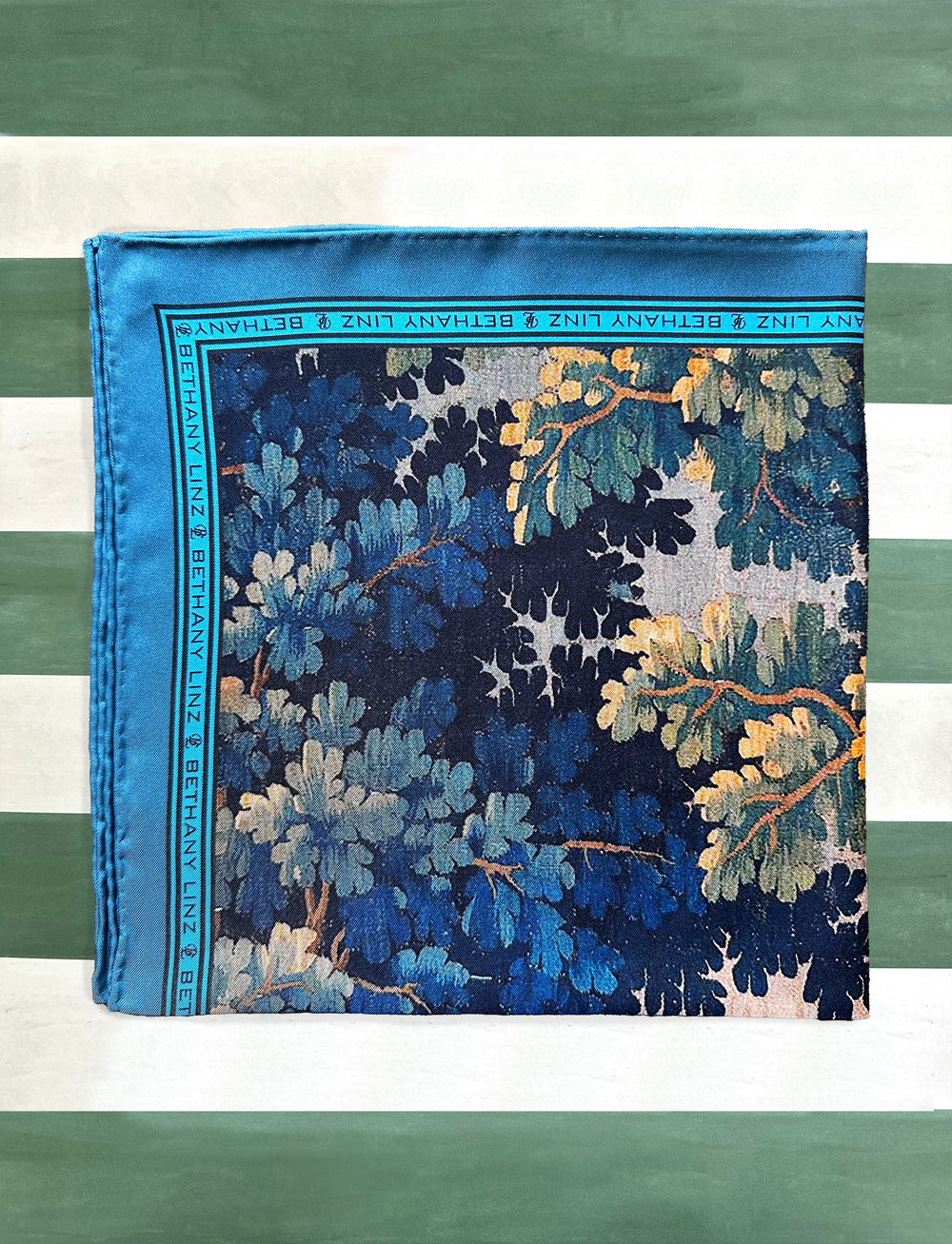 French Tapestry Scarf 50cm x 50cm- NEW