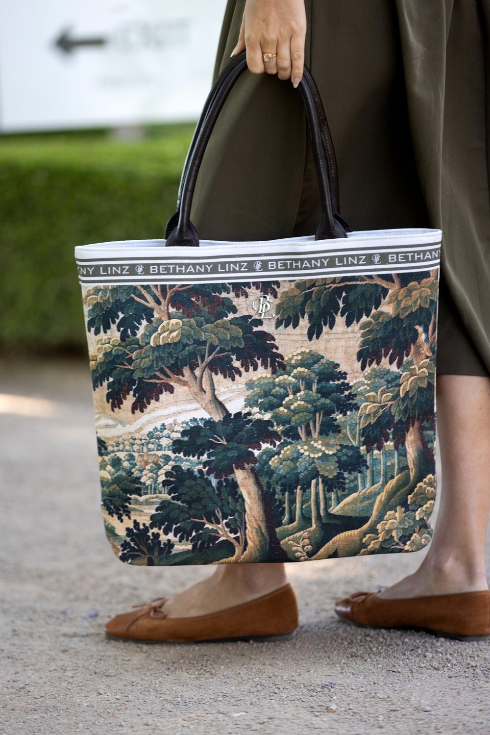 Tapestry Landscape - Large Tote Bag