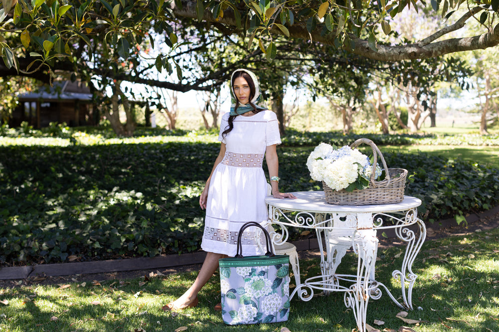 Summer Hydrangea - Large Tote Bag