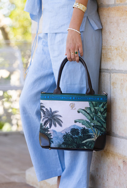 Palm Landscape- Small Tote
