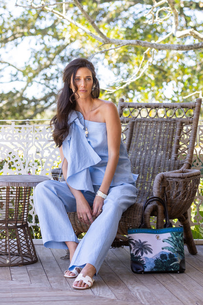 Palm Landscape- Small Tote