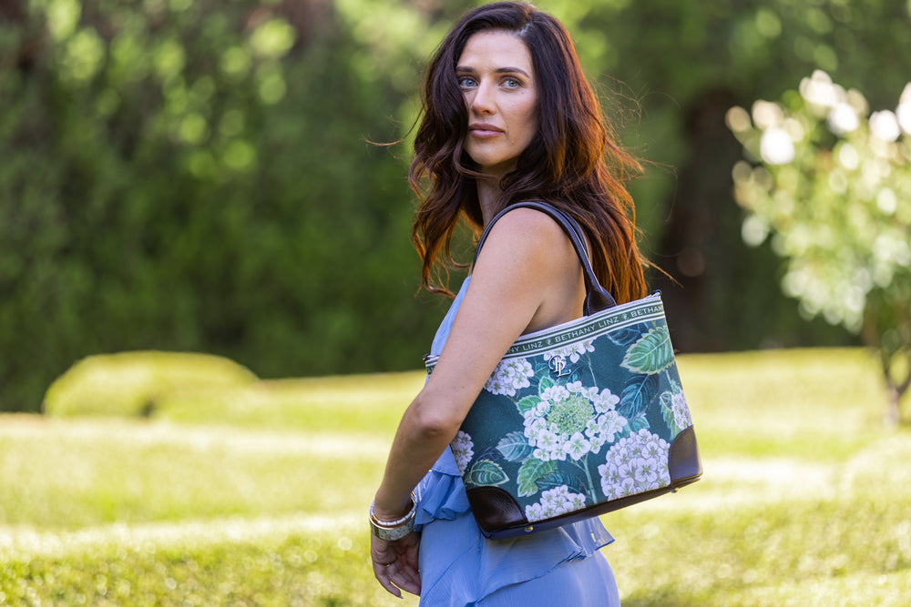 Green Hydrangea - Small Tote Bag