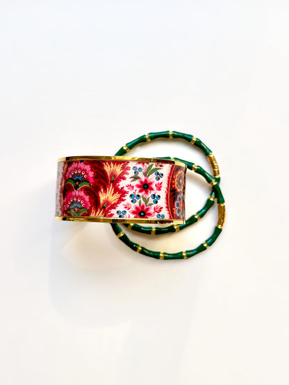 Paisley Resin Cuff