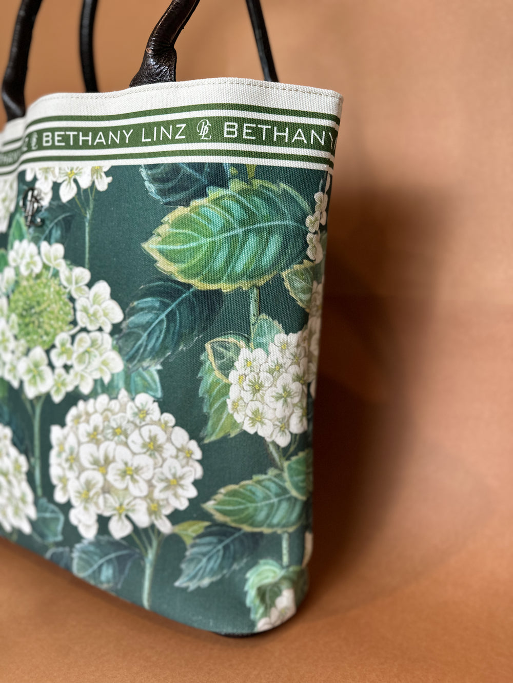 Green Hydrangea - Large Tote Bag