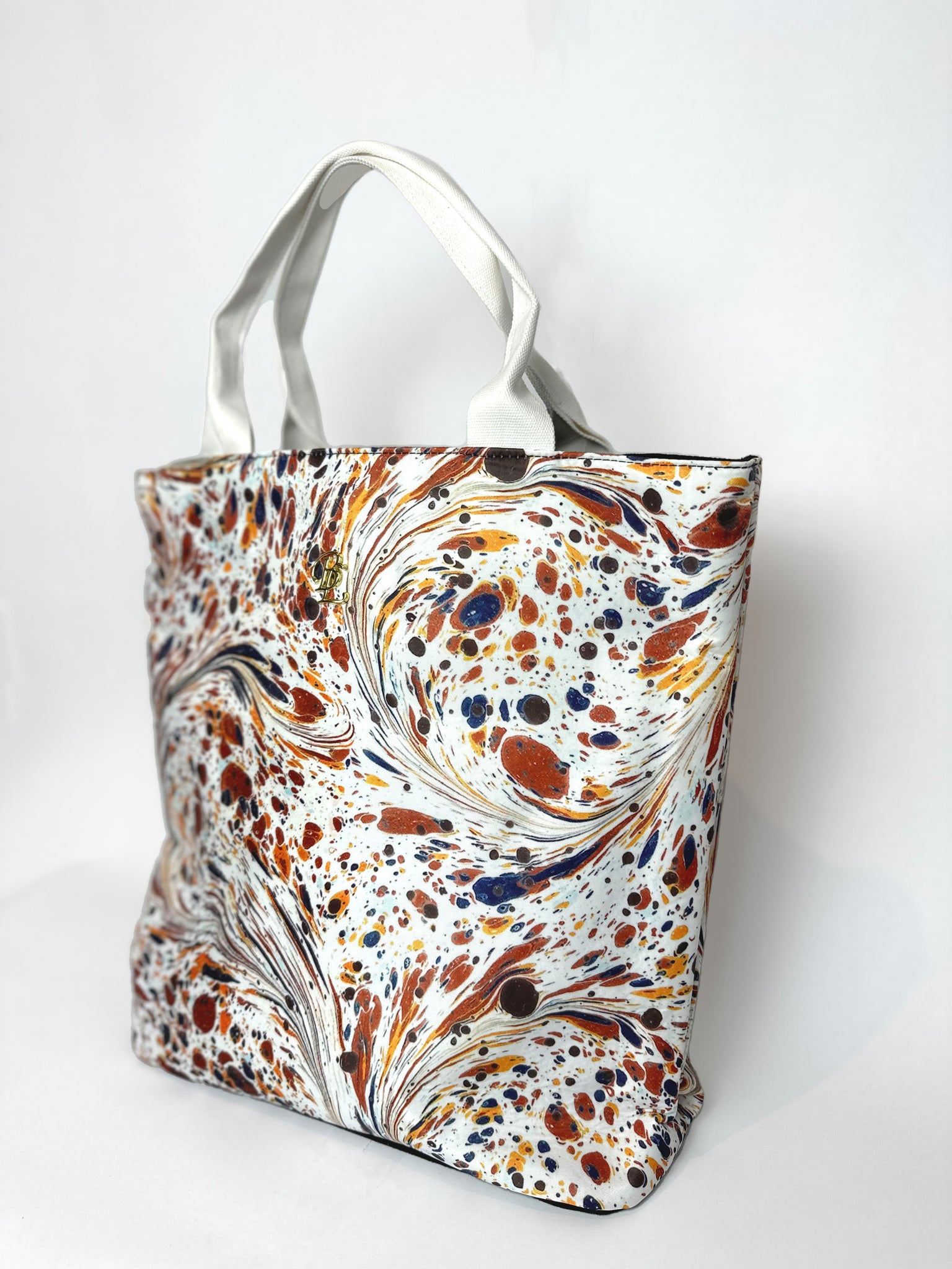 Marble Swirls Tote Bag
