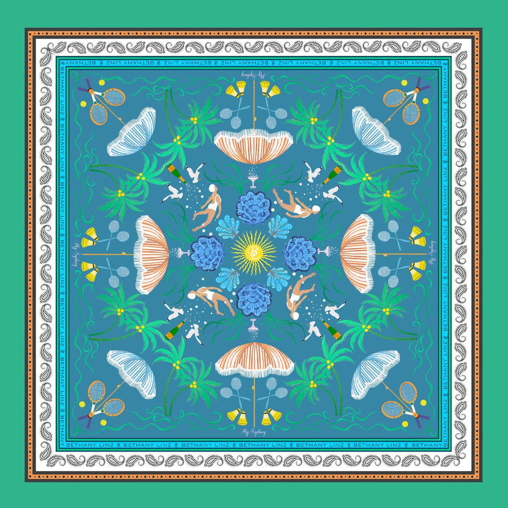 My Sydney Scarf in Blue