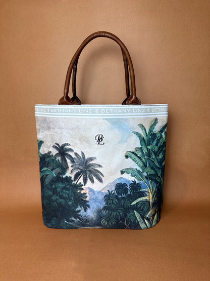 Palm Landscape Tote AW