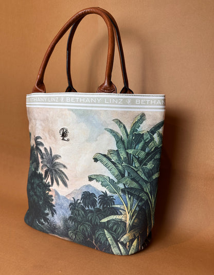 Palm Landscape Tote AW