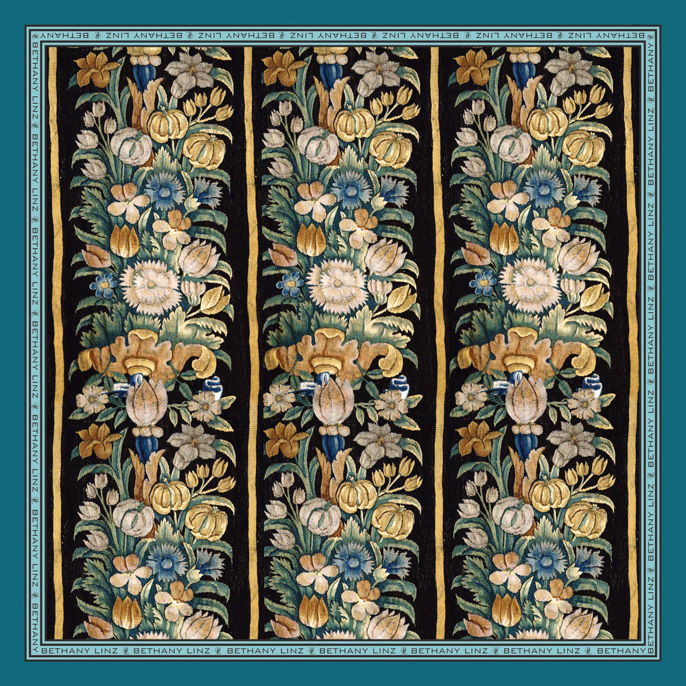 Floral Tapestry Scarf