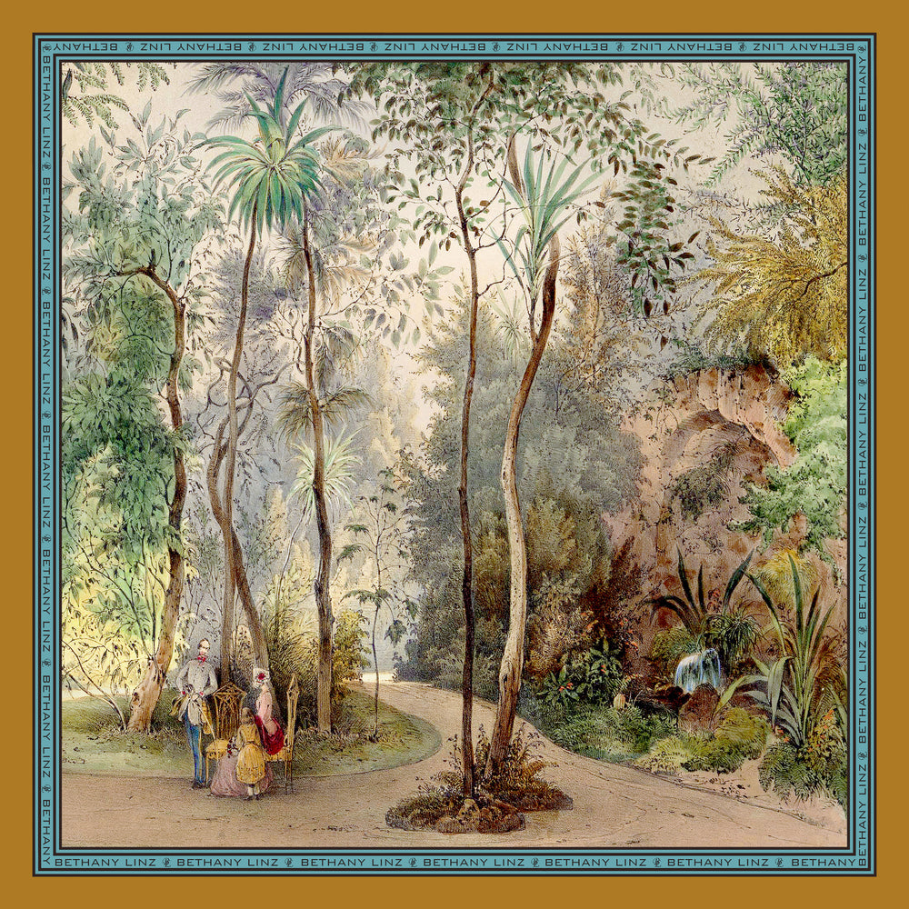 Botanical Garden Silk Scarf