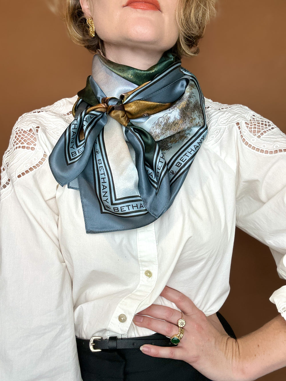 The Hunt Silk Scarf