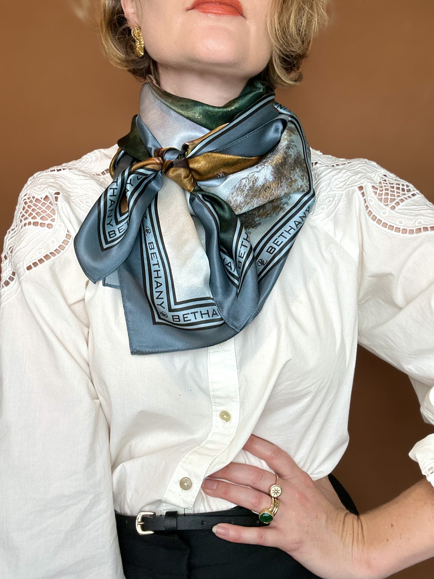 The Hunt Silk Scarf-NEW