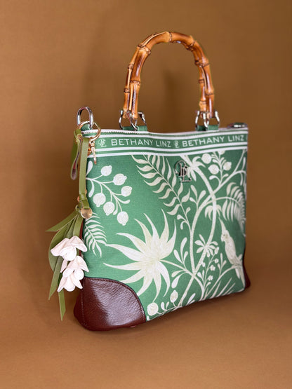 Orchid Flower Bag Accessory- White