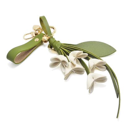 Orchid Flower Bag Accessory- White